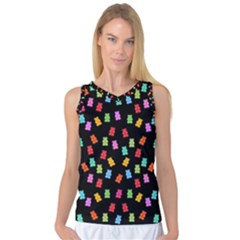 Candy Pattern Women s Basketball Tank Top by Valentinaart