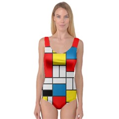 Piet Mondriaan 03 Princess Tank Leotard  by RWBO