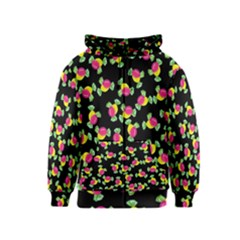 Candy Pattern Kids  Zipper Hoodie by Valentinaart