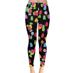 Candy Pattern Leggings  by Valentinaart