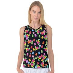 Candy Pattern Women s Basketball Tank Top by Valentinaart