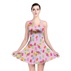 Candy Pattern Reversible Skater Dress by Valentinaart