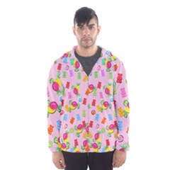 Candy Pattern Hooded Wind Breaker (men)