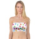 Candy pattern Bandeau Top View1