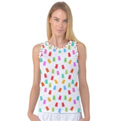 Candy Pattern Women s Basketball Tank Top by Valentinaart