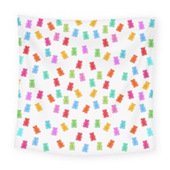 Candy Pattern Square Tapestry (large)