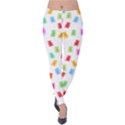 Candy pattern Velvet Leggings View1