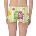 Animals Bear Flower Floral Line Red Green Pink Yellow Sunflower Star Reversible Bikini Bottoms View2