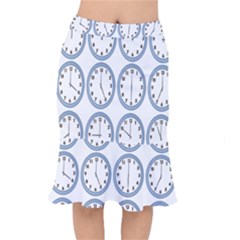 Alarm Clock Hour Circle Mermaid Skirt