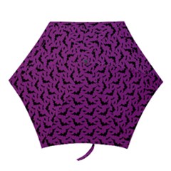 Animals Bad Black Purple Fly Mini Folding Umbrellas by Mariart