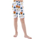 Bone House Face Dog Kids  Mid Length Swim Shorts View1