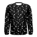 Black Star Space Men s Long Sleeve Tee View1