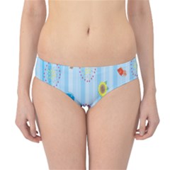 Animals Whale Sunflower Ship Flower Floral Sea Beach Blue Fish Hipster Bikini Bottoms by Mariart