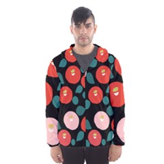 Candy Sugar Red Pink Blue Black Circle Hooded Wind Breaker (men) by Mariart