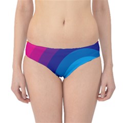 Circle Rainbow Color Hole Rasta Waves Hipster Bikini Bottoms by Mariart