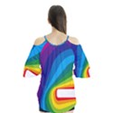 Circle Rainbow Color Hole Rasta Waves Flutter Tees View2