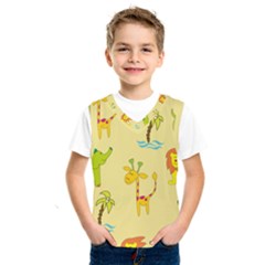 Cute Animals Elephant Giraffe Lion Kids  Sportswear