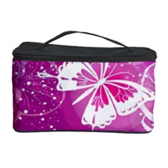 Flower Butterfly Pink Cosmetic Storage Case