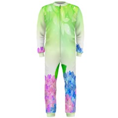 Fruit Flower Leaf Onepiece Jumpsuit (men)  by Mariart