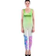 Fruit Flower Leaf Onepiece Catsuit by Mariart