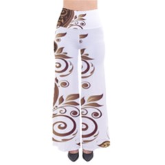 Leaf Brown Butterfly Pants by Mariart