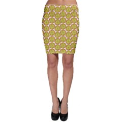 Horned Melon Green Fruit Bodycon Skirt by Mariart