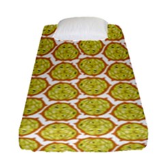 Horned Melon Green Fruit Fitted Sheet (single Size) by Mariart