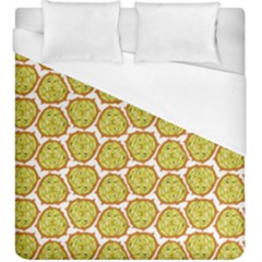 Horned Melon Green Fruit Duvet Cover (king Size) by Mariart