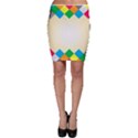 Plaid Wave Chevron Rainbow Color Bodycon Skirt View1