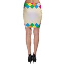 Plaid Wave Chevron Rainbow Color Bodycon Skirt View2