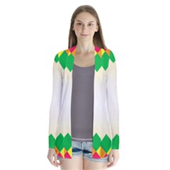 Plaid Wave Chevron Rainbow Color Cardigans by Mariart