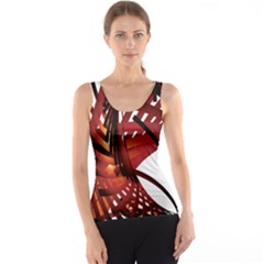 Webbing Red Tank Top by Mariart