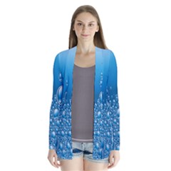 Water Bubble Blue Foam Cardigans by Mariart