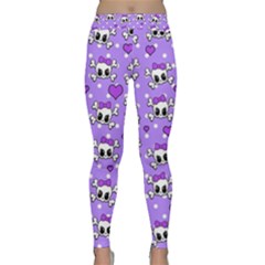 Cute Skulls  Classic Yoga Leggings by Valentinaart