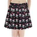 Cute skulls  Pleated Mini Skirt View1