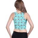 Cute skull Racer Back Crop Top View2