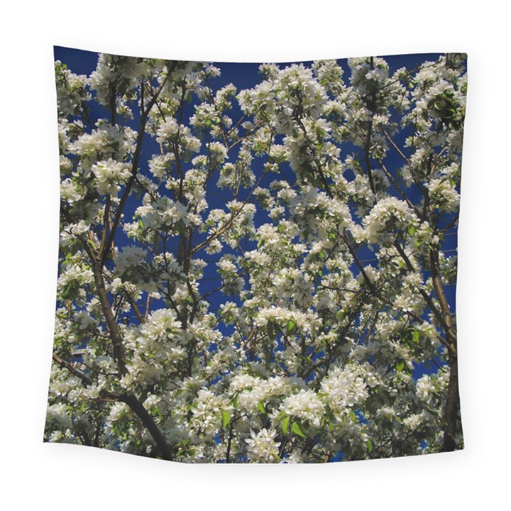 Floral Skies Square Tapestry (Large)