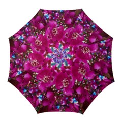 Pretty In Fuchsia 2 Golf Umbrellas by dawnsiegler