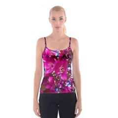 Pretty In Fuchsia 2 Spaghetti Strap Top by dawnsiegler