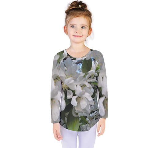 Pure And Simple Kids  Long Sleeve Tee by dawnsiegler