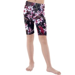 Morning Sunrise Kids  Mid Length Swim Shorts by dawnsiegler