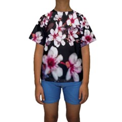 Morning Sunrise 2 Kids  Short Sleeve Swimwear by dawnsiegler