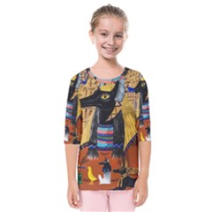 Anubis Kids  Quarter Sleeve Raglan Tee