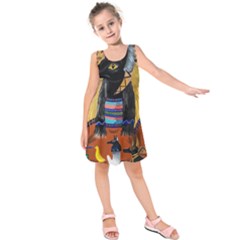 Anubis Kids  Sleeveless Dress by dawnsiegler