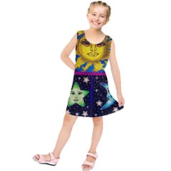 Celestial Skies Kids  Tunic Dress by dawnsiegler