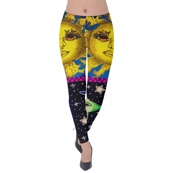 Celestial Skies Velvet Leggings