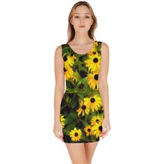 Walking Through Sunshine Sleeveless Bodycon Dress by dawnsiegler