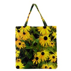 Walking Through Sunshine Grocery Tote Bag by dawnsiegler