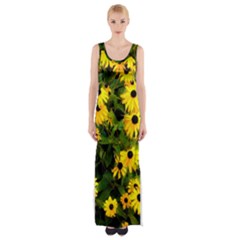 Walking Through Sunshine Maxi Thigh Split Dress