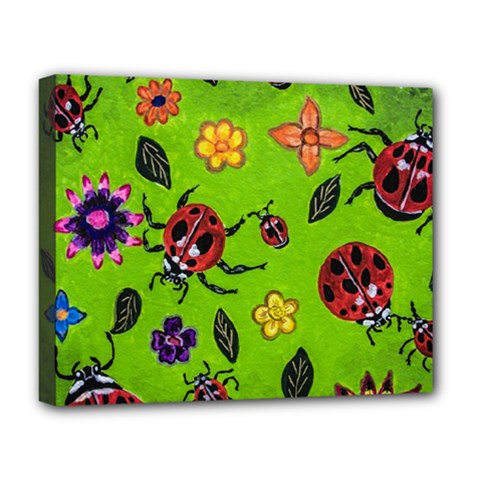 Lucky Ladies Deluxe Canvas 20  X 16   by dawnsiegler